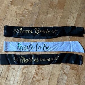 Bridal Party Sashes Set